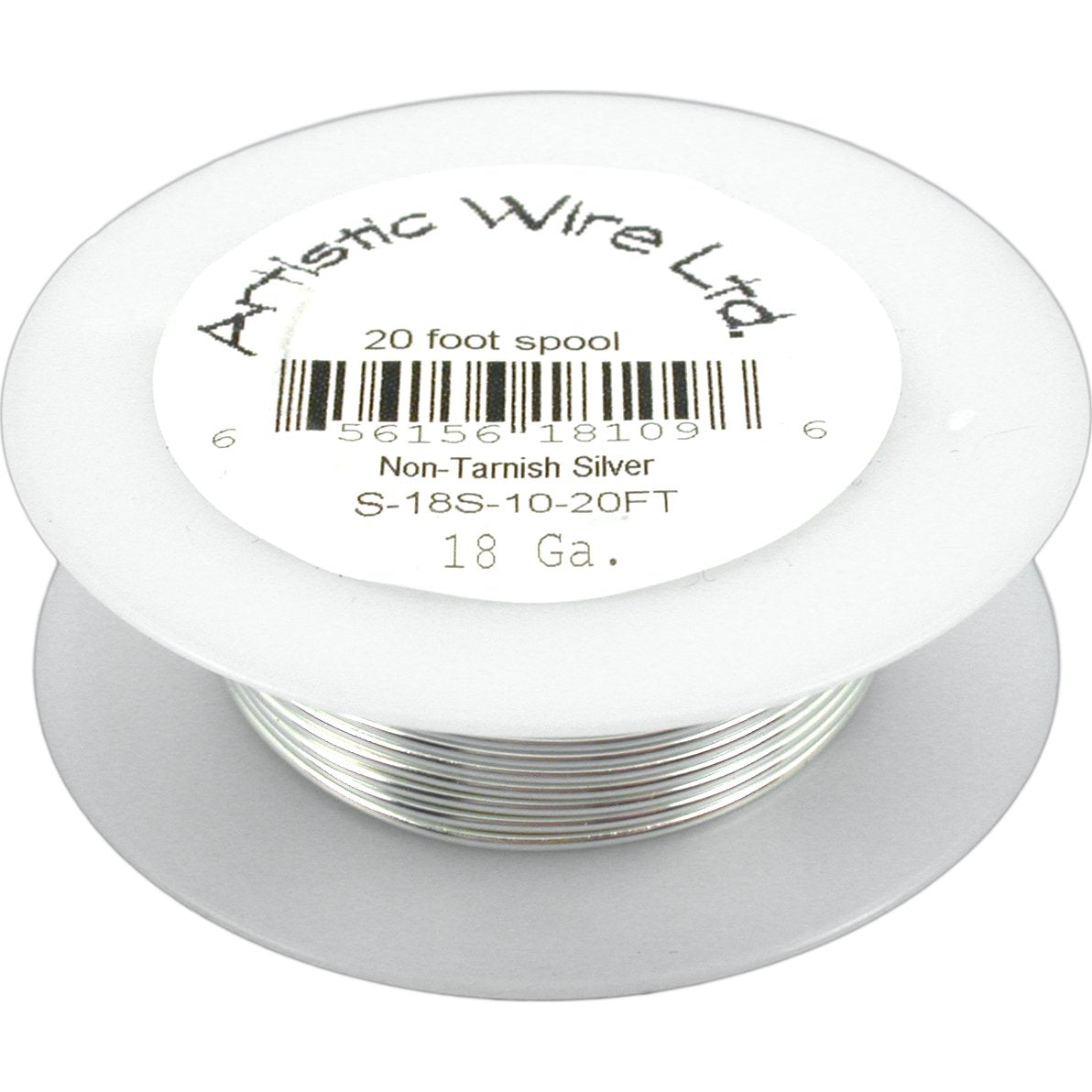 Artistic Wire Spool Silver 18 Gauge 6M – FindingKing