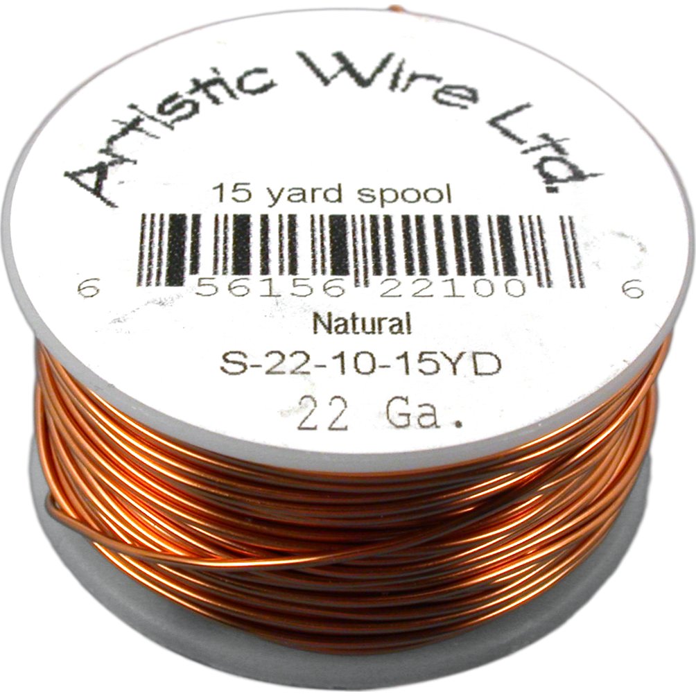 Artistic Wire Spool Natural 22 Gauge 13.7M