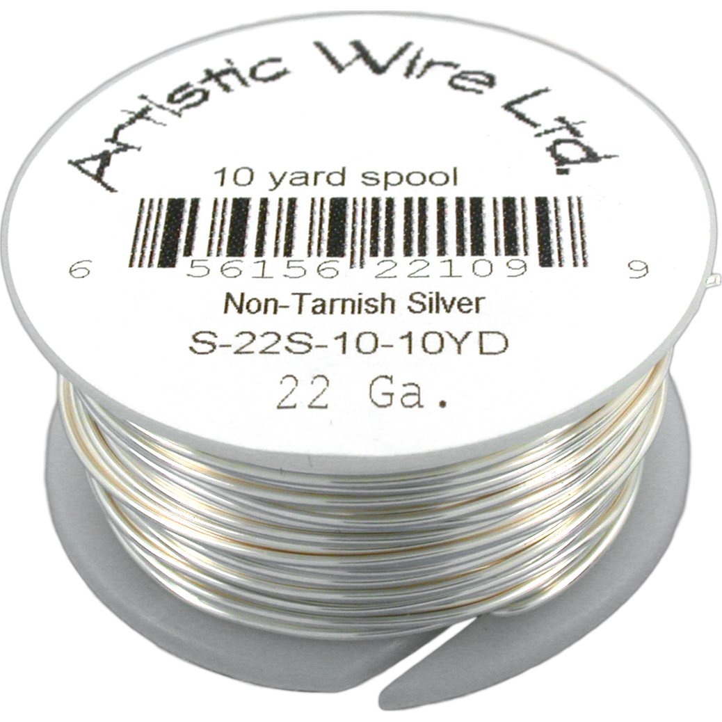 Artistic Wire Spool Silver Plated 22 Gauge 4.5M – FindingKing