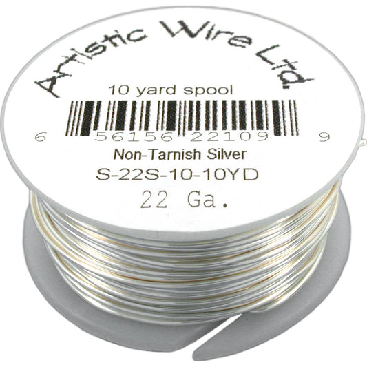 Artistic Wire Spool Silver Plated 22 Gauge 4.5M