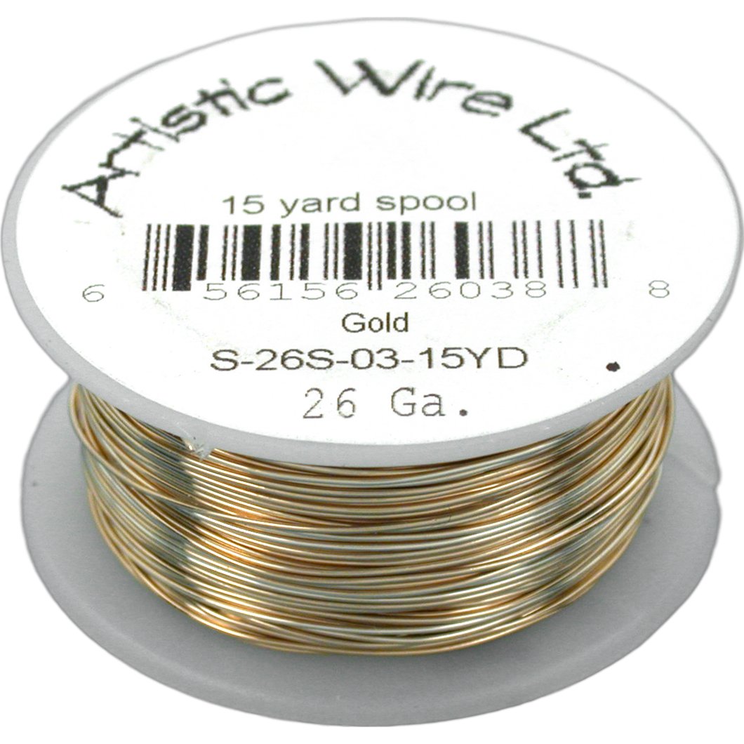 26 Gauge Gold Tone & Non-tarnish Silver Plated Artistic Craft Wire Kit 2 Pcs