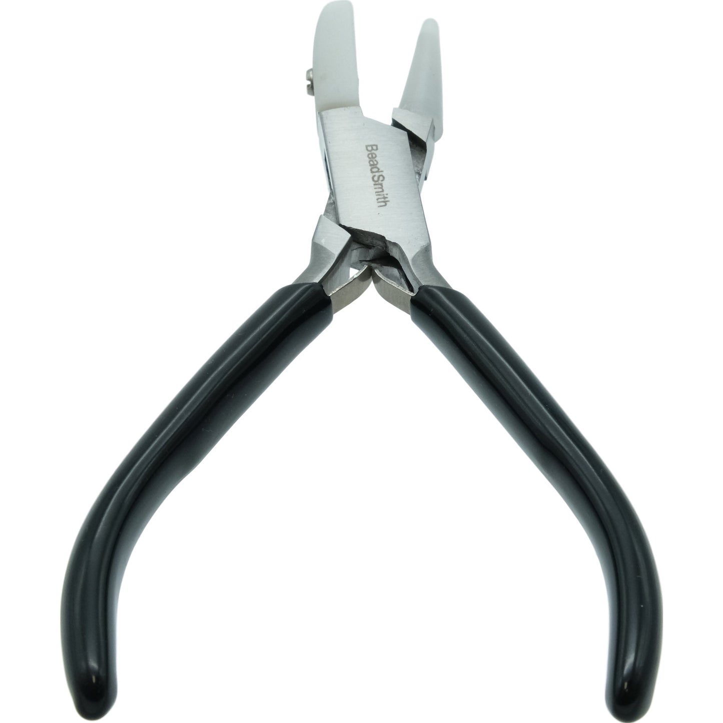 Nylon Jaw Half Flat Nose Half Round Pliers 4 3/4"