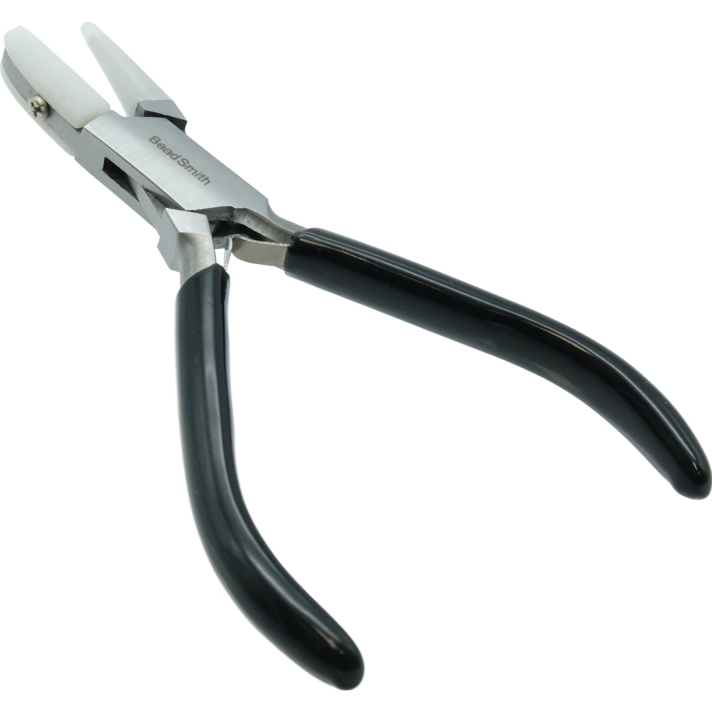Nylon Jaw Half Flat Nose Half Round Pliers 4 3/4"