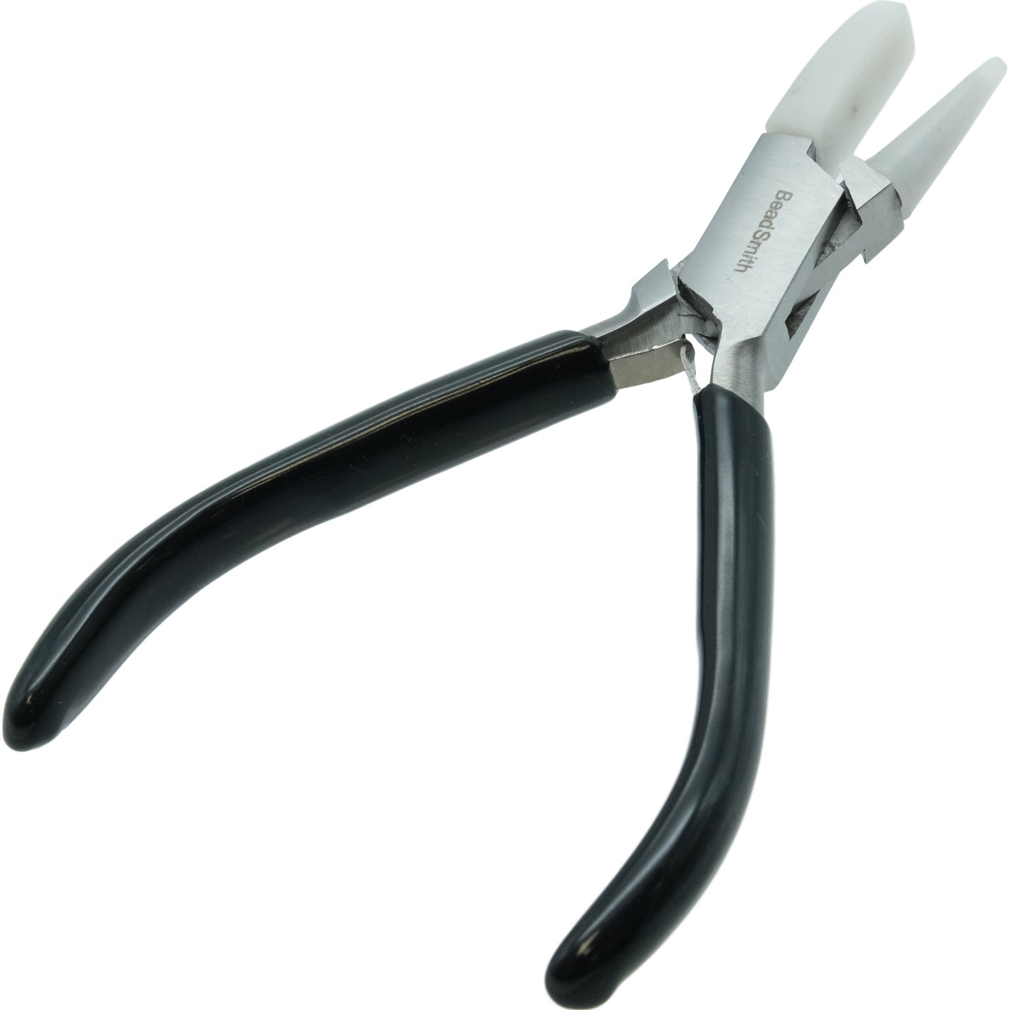 Nylon Jaw Half Flat Nose Half Round Pliers 4 3/4"