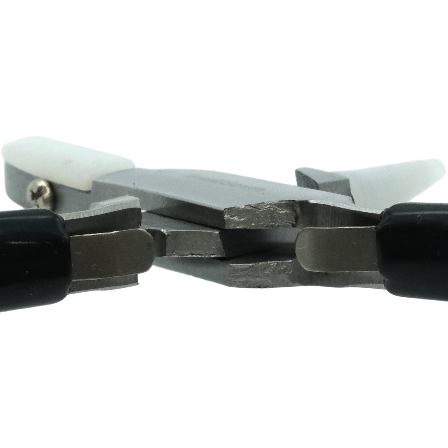 Nylon Jaw Half Flat Nose Half Round Pliers 4 3/4"