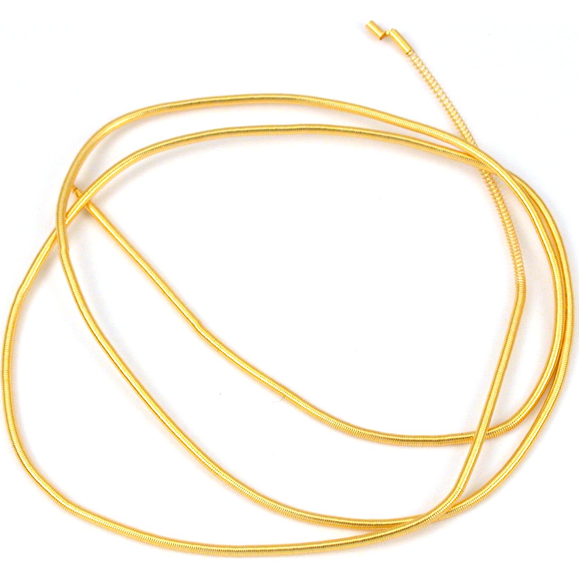 French Wire Gold Tone Medium 14"