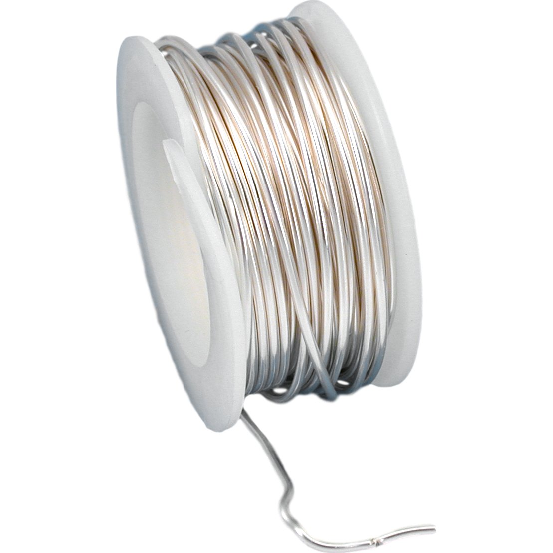 Artistic Wire Spool Silver Plated 18 Gauge 3.6M – FindingKing