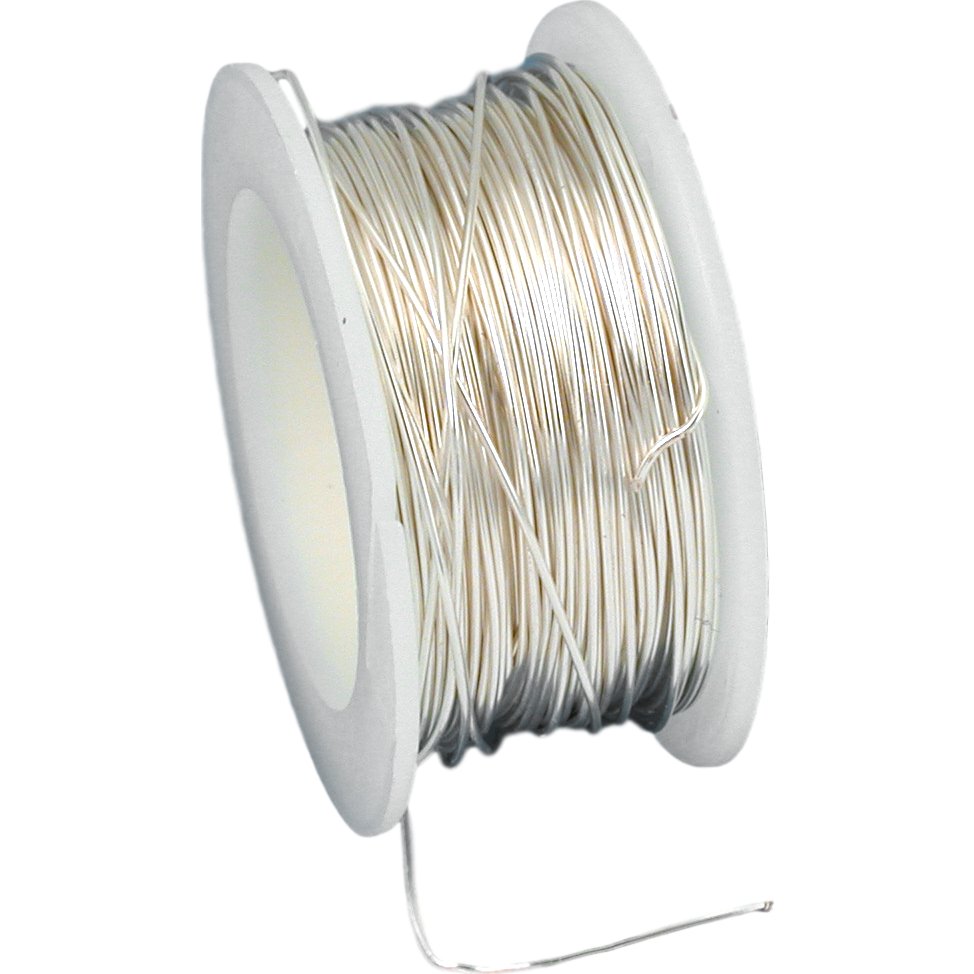 Artistic Wire Spool Silver Plated 24 Gauge 9.1M – FindingKing
