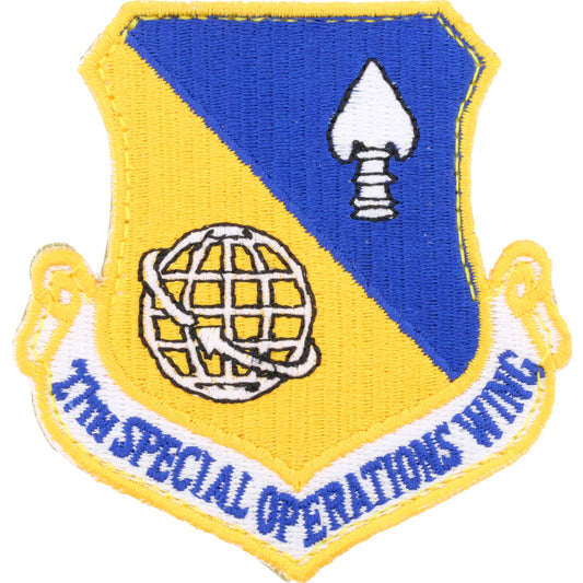 U.S. Air Force 27th Special Operations Wing Patch Color Hook Backing