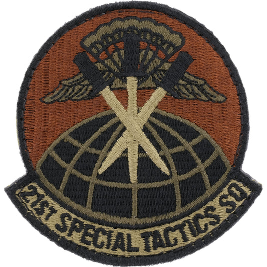 U.S. Air Force 21st Special Tactics Squadron OCP Patch Subdued Hook Backing