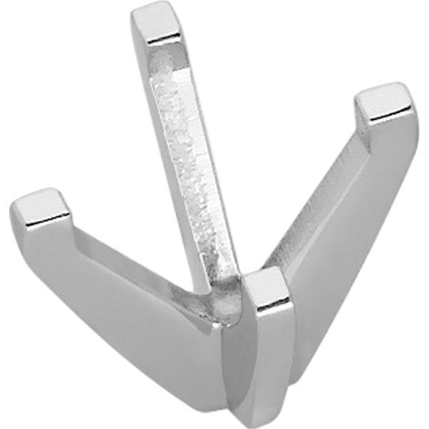 14K White Gold 4 Prong Tall Peg Head Round Setting 2.00ct 8.2mm