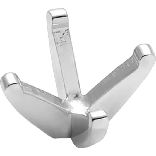 14K White Gold 4 Prong Short Peg Head Round Setting 0.25ct 4.1mm