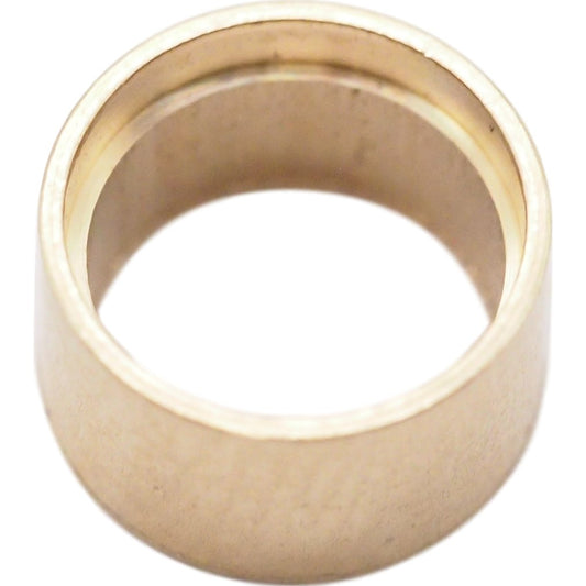 14K Yellow Gold Round Straight Bezel Setting 1.00ct 6.5mm