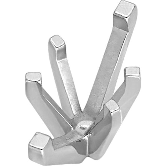 14K White Gold 6 Prong Marquise Peg Head Setting 1.00ct 9.5 x 5mm