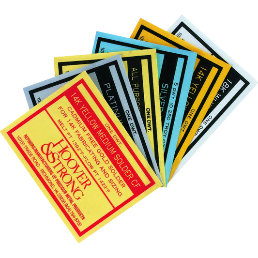 Hoover & Strong N-14 Yellow Welding Solder 1 DWT