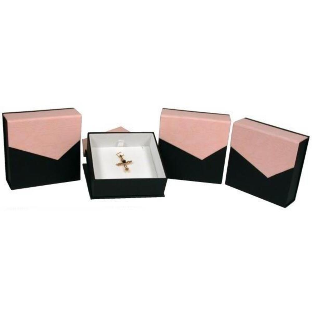4 Magnetic Lid Pendant & Earring Gift Boxes 3 3/8"