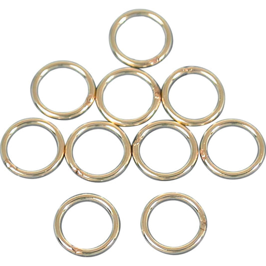 Closed Jump Rings 14k Gold Filled 5mm 24 Gauge 10Pcs