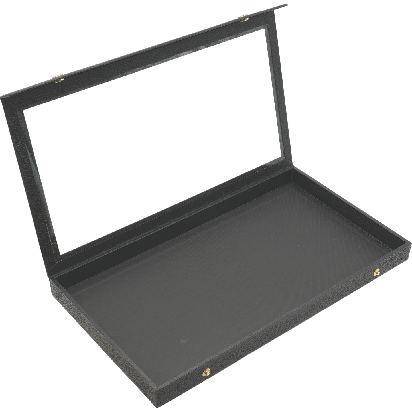 Jewelry Box Holder Tray 32 Earring Display Case Organizer Storage Black Clear