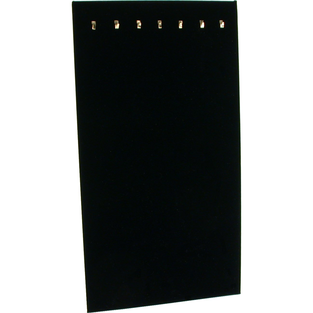 Sample Display Tray Black & 7 Hook Necklace Black Velvet Insert 2Pcs