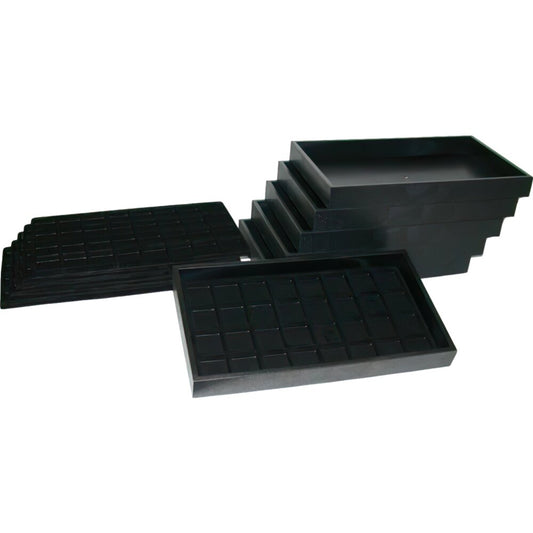 192 Slot Jewelry Display Insert & 4 Black Trays