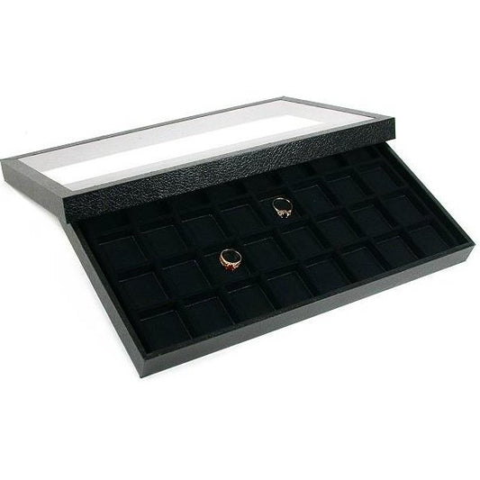 Acrylic Top Tray & 32 Slot Insert 2Pcs