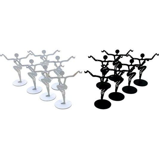 12 Black White Earring Stands Showcase Jewelry Display