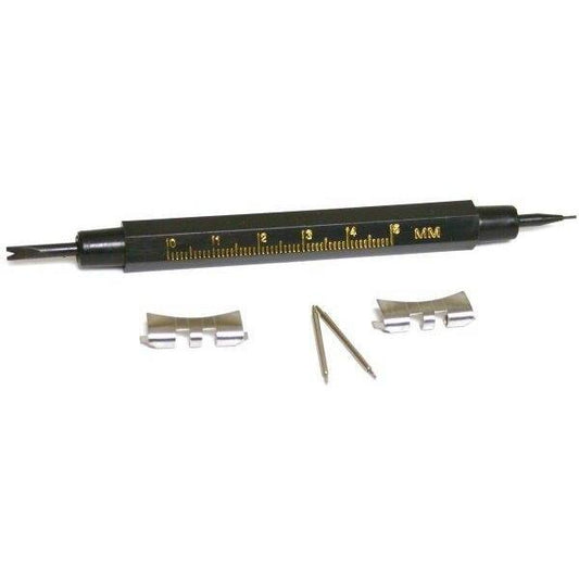 2 Watch Band Bracelet Case Ends 20mm & Spring Bar Tool