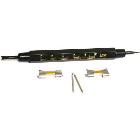 2 Watch Band Bracelet Case Ends 20mm & Spring Bar Tool
