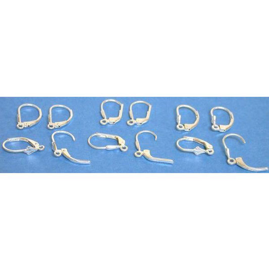 Leverback Earrings Sterling Silver 6 Pairs