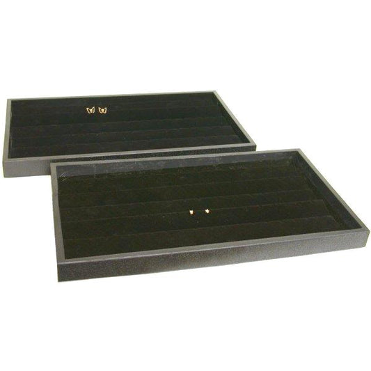 90 Pair Black Earring Display & Travel Trays