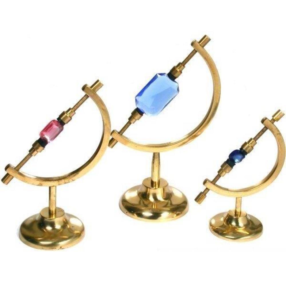 Gem Display Stands Brass 3Pcs – FindingKing