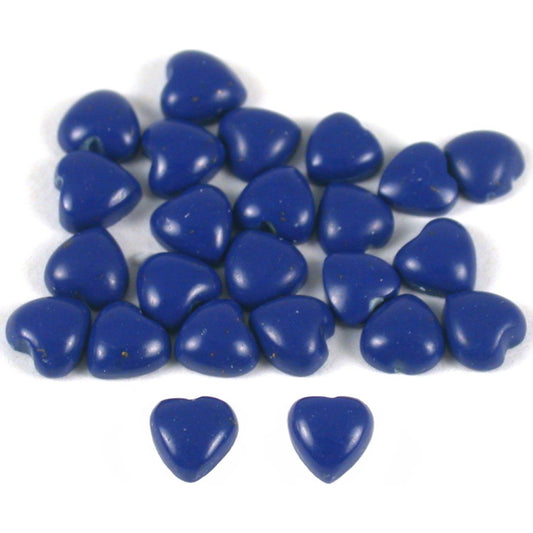 Lapis Blue Heart Cabochon 4mm 24Pcs