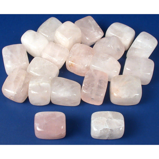 Quartz Rose Rectangle Beads 15mm 20Pcs