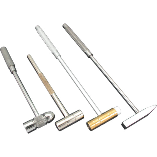 4 Jewelers Ball Pein Dual Head Riveting Hammers Tools