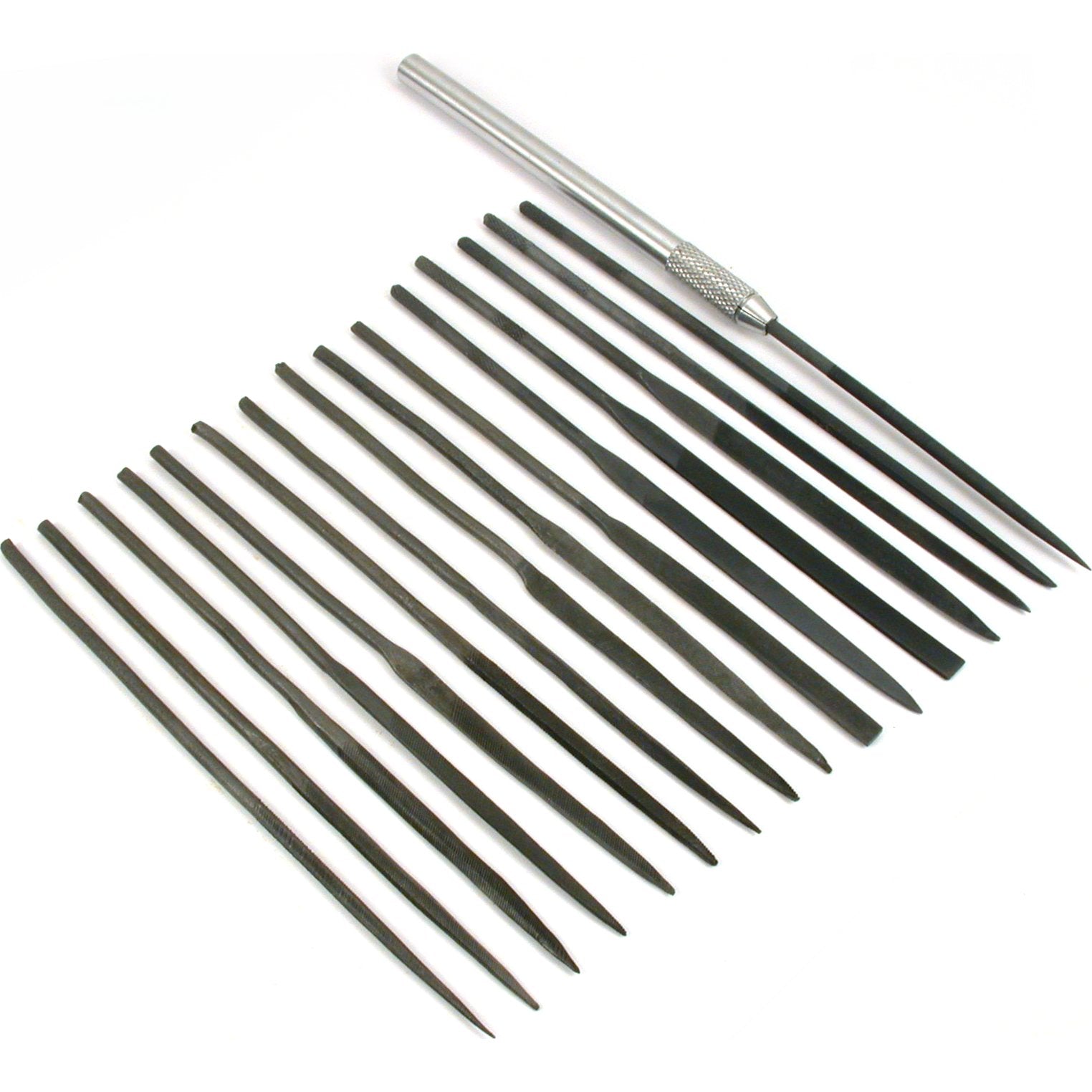 Small Wire File Set Set of 16 Needle Files & Handle Wire Wrapping File Tool – FindingKing