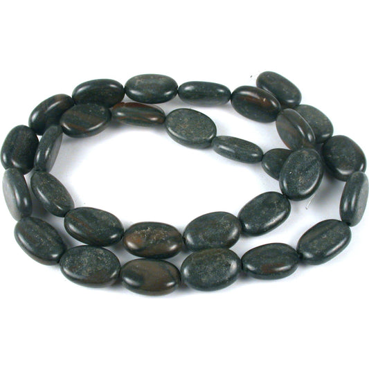 Jasper Leopard Oval Beads 10x14mm 1 Strand