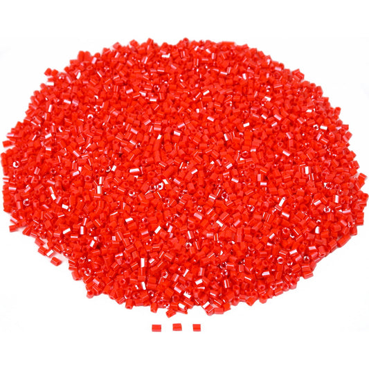 Bugle Glass Beads Pearl Pink #1 65 Grams