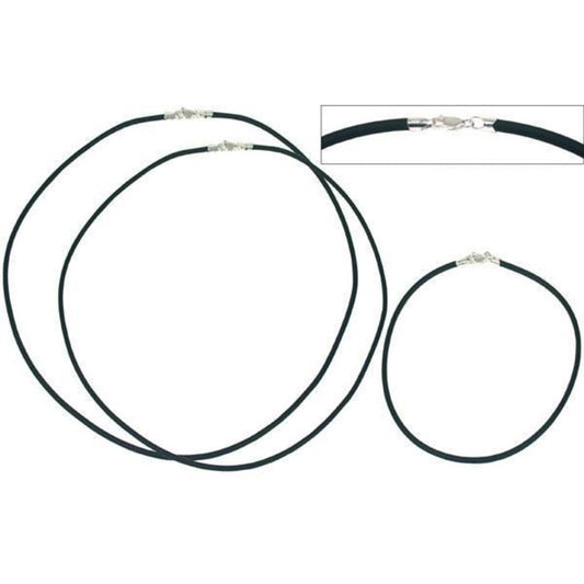 Rubber Cords Black 3Pc Set