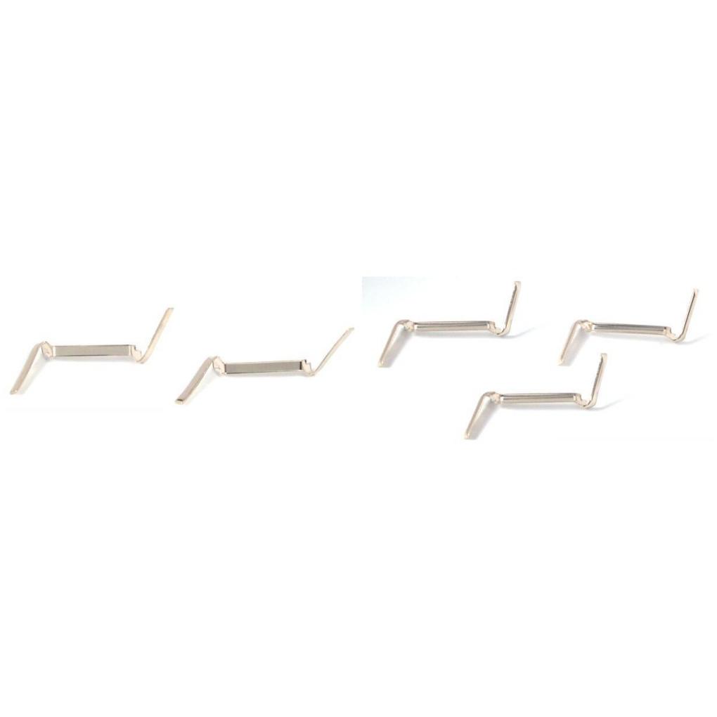 White Gold Filled Small & Medium Ring Guards Adjust Jewelry Parts Kit 5Pcs