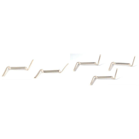 White Gold Filled Small & Medium Ring Guards Adjust Jewelry Parts Kit 5Pcs