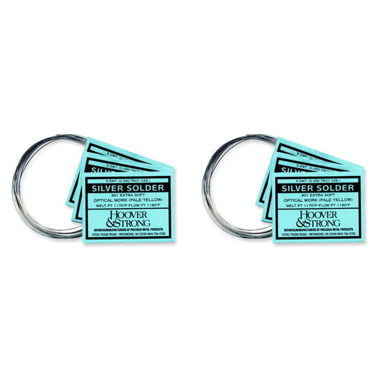 Hoover & Strong Sterling Silver Solder Medium & Soft Jewelry Repair Kit 2Pcs