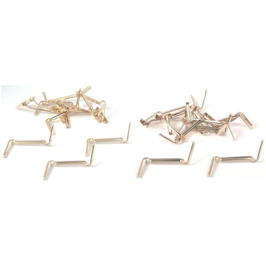 Yellow & White Medium Gold Filled Ring Guards Jewelry Sizers Kit 24 Pcs