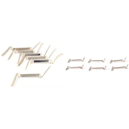 White Gold Filled Medium & Large Ring Gaurds Jewelry Sizers Findings Kit 12 Pcs