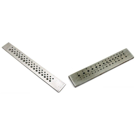 63 Round & 30 Square Hole Drawplate Jewelers Wire Shaping Plate Tools Kit 2 Pcs