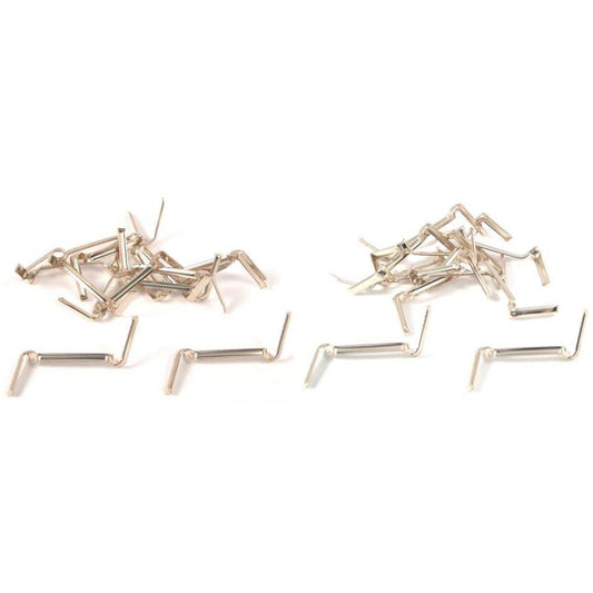 Small & Medium White Gold Filled Ring Guards Jewelry Findings Kit 40 Pcs