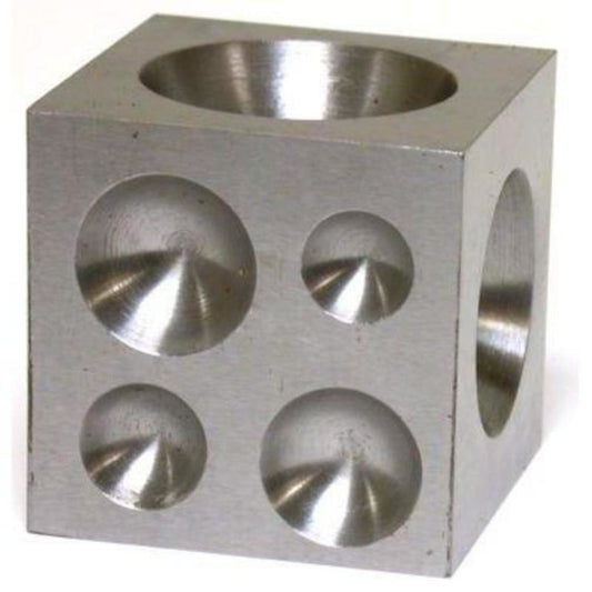 Dapping Doming Block 2" Jewelers Metalworking Jewelry Shaping Tool 2 Pcs