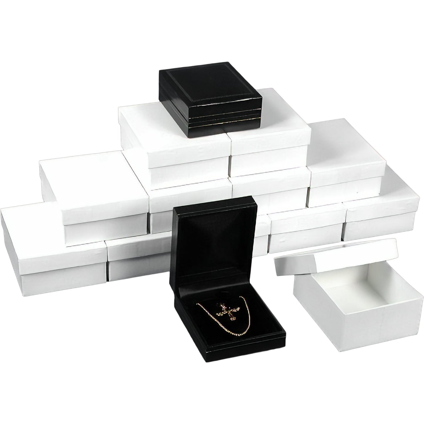Black Earring & Pendant Boxes
