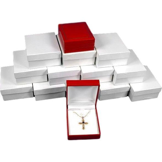 12 Red Earring & Pendant Boxes