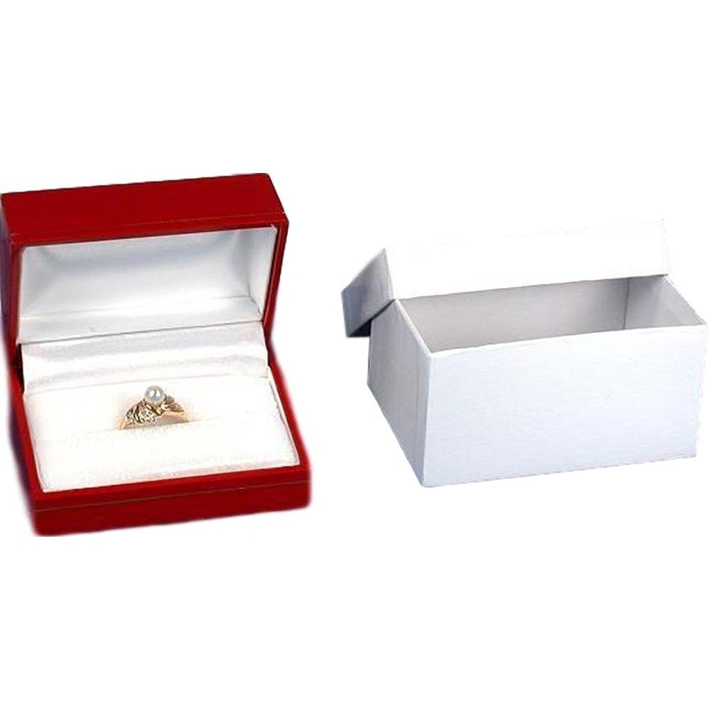 12 Red Double Ring Boxes