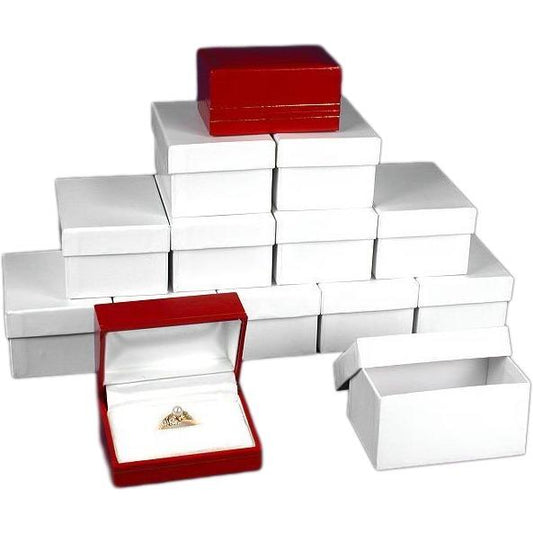 12 Red Double Ring Boxes